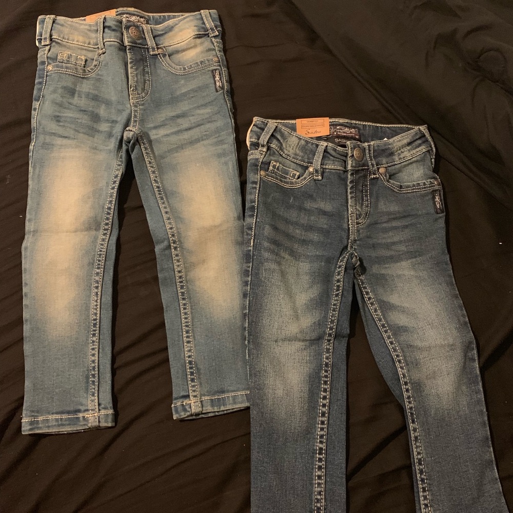 2 pairs of Silver jeans size 2t